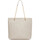 Malas Mulher Bolsa Calvin Klein Jeans MINIMAL MONOGRAM CHAIN TOTE LV04F3204G Bege