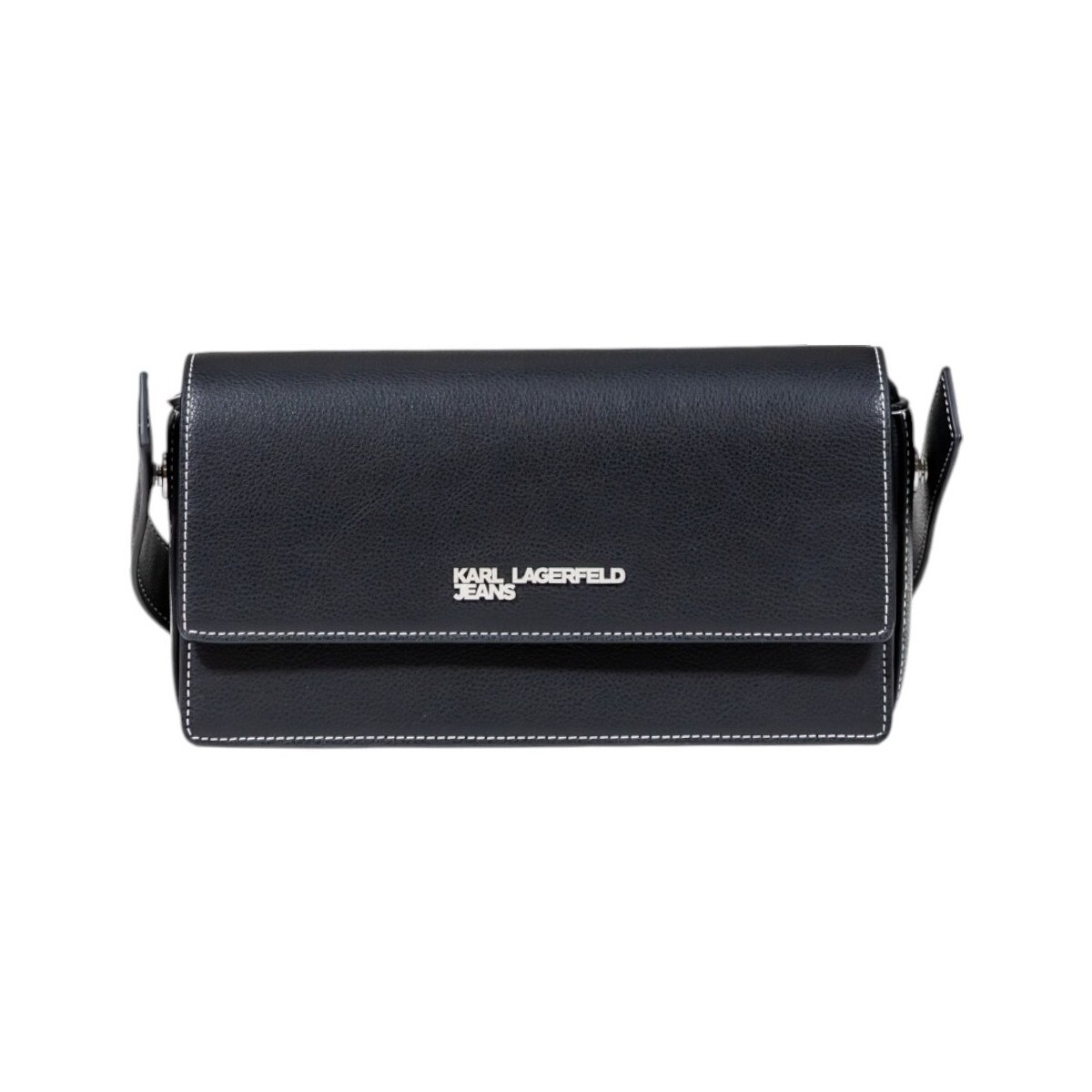 Malas Mulher Bolsa Karl Lagerfeld KLJ METAL LOGO TOP HANDLE CB A3W30010 Preto