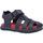 Sapatos Rapaz Sandálias Geox B SANDAL FUSBETTO BO Azul