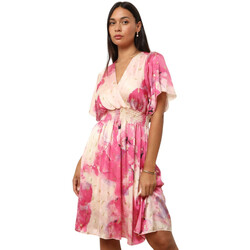 Textil Mulher Vestidos La Modeuse 75688_P179163 Rosa