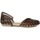 Sapatos Mulher Sandálias Porronet SANDALIA PLANA PIEL TAUPE  3102 Violeta