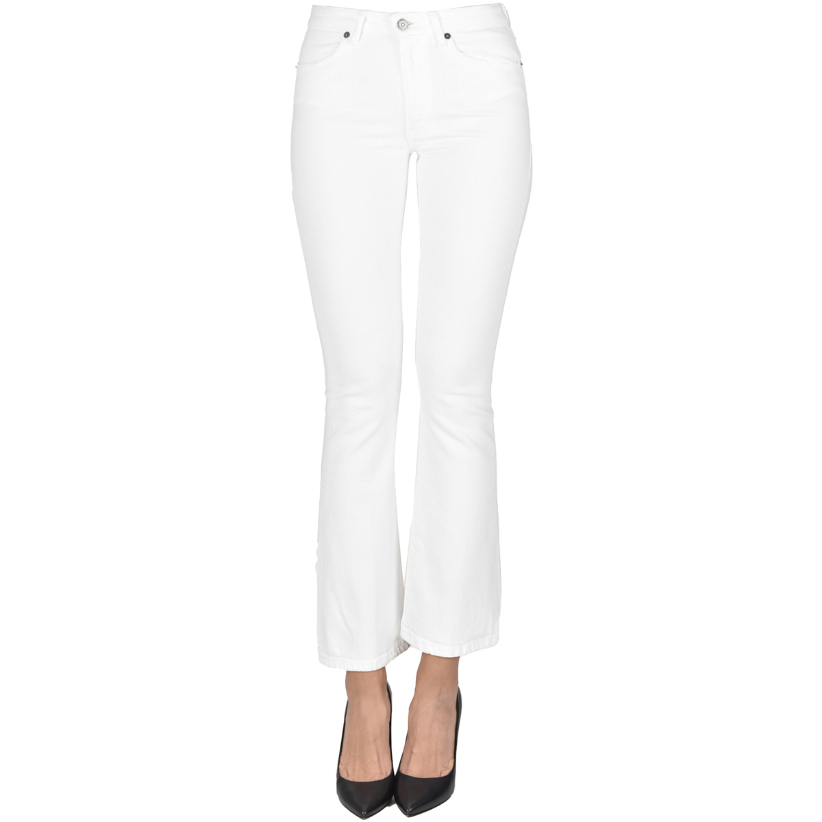 Textil Mulher Calças de ganga Dondup DNM00006027AI Branco