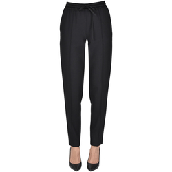 Textil Mulher Chinos Twin Set PNP00006055AI Preto