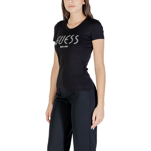 Guess CN SS  LOGO TEE W5YI05 J1314 Preto