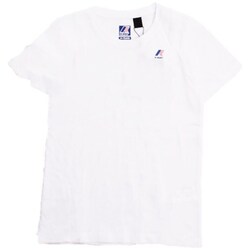 Textil Criança T-Shirt mangas curtas K-Way JK007JE0 Branco