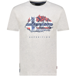 Textil Homem T-Shirt mangas curtas Geographical Norway Jummit Shirt Cinza
