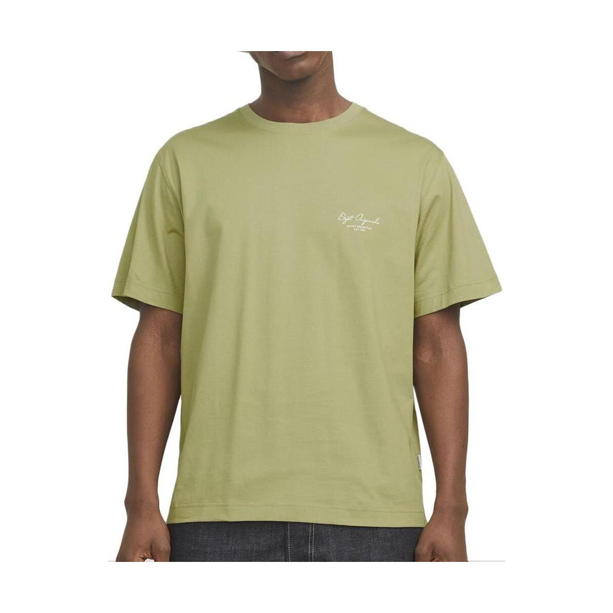 Textil Homem T-shirts e Pólos Jack & Jones  Verde