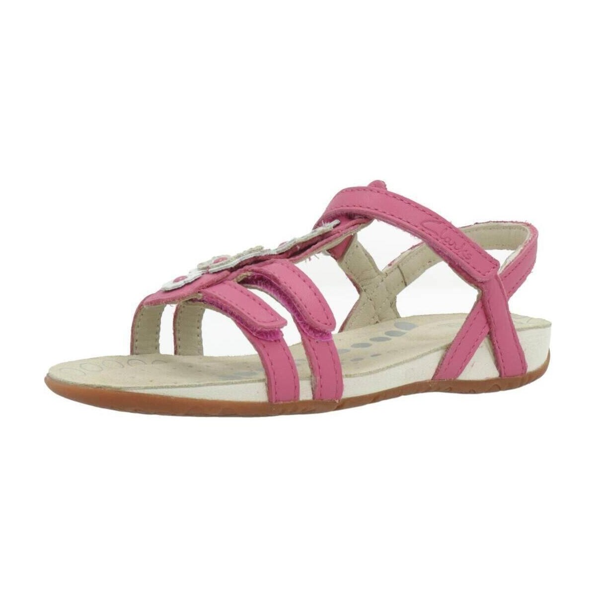 Sapatos Rapariga Sandálias Clarks RIO DANCE INF Rosa
