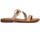 Sapatos Mulher Sandálias The Happy Monk SANDALIA PLANA DE PIEL BEIGE  MENORCA 009 Bege