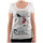 Textil Mulher T-shirts e Pólos Converse t.shirt donna Paillettes Branco