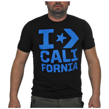 Textil Homem T-shirts e Pólos Converse California Preto