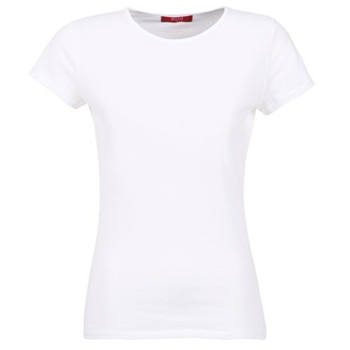 TeFunny Mulher T-Shirt mangas curtas BOTD EQUATILA Branco