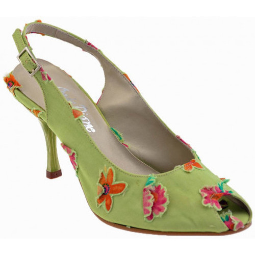 Sapatos Mulher Sapatilhas Onde Piane Tacco80 Spuntato Flower Verde