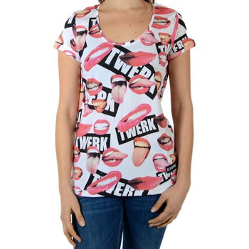 Textil Mulher Dkny Kids tie-dye logo T-shirt dress Eleven Paris 52669 Branco
