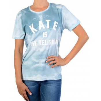Textil Mulher Dkny Kids tie-dye logo T-shirt dress Eleven Paris 65261 Azul