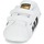 Sapatos Criança Sapatilhas adidas Originals SUPERSTAR CRIB Branco