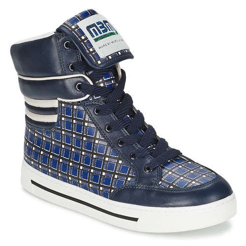 Sapatos Mulher The MARC JACOBS Kids Girls Clothing for Kids Marc by MARC JACOBS Kids CUTE KIDS MINI TOTO PLAID Azul / Multicolor