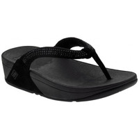 Sapatos Mulher Sapatilhas FitFlop Crystal Swirl Preto