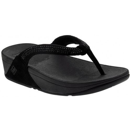Sapatos Mulher Sapatilhas FitFlop FitFlop Crystal Swirl Preto