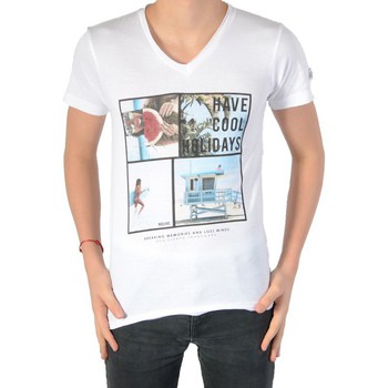 Textil Rapaz T-Shirt mangas curtas Deeluxe 77347 Branco