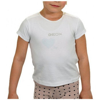 Textil Criança T-shirts e Pólos Geox T-shirt Branco