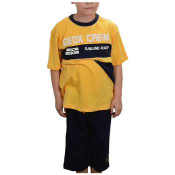 Textil Criança T-shirts e Pólos Geox Completo Amarelo