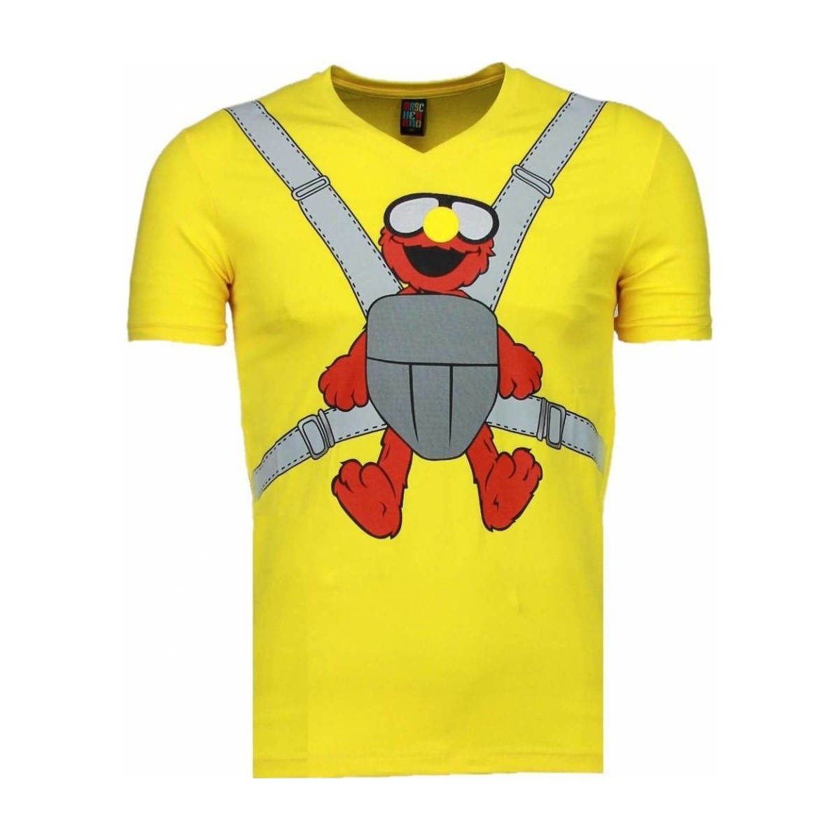 Textil Homem T-Shirt mangas curtas Local Fanatic 29227746 Amarelo