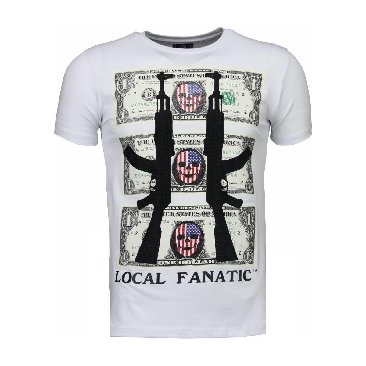 Textil Homem T-Shirt mangas curtas Local Fanatic 20776362 Branco