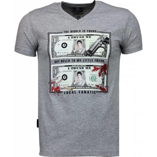 Textil Homem T-Shirt Nike mangas curtas Local Fanatic 15221946 Cinza