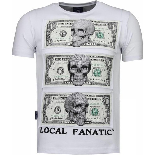 Textil Homem T-Shirt mangas curtas Local Fanatic 20780718 Branco