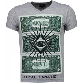Textil Homem T-Shirt mangas curtas Local Fanatic 13962635 Cinza