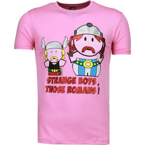 Textil Homem T-Shirt mangas curtas Local Fanatic 29226134 Rosa