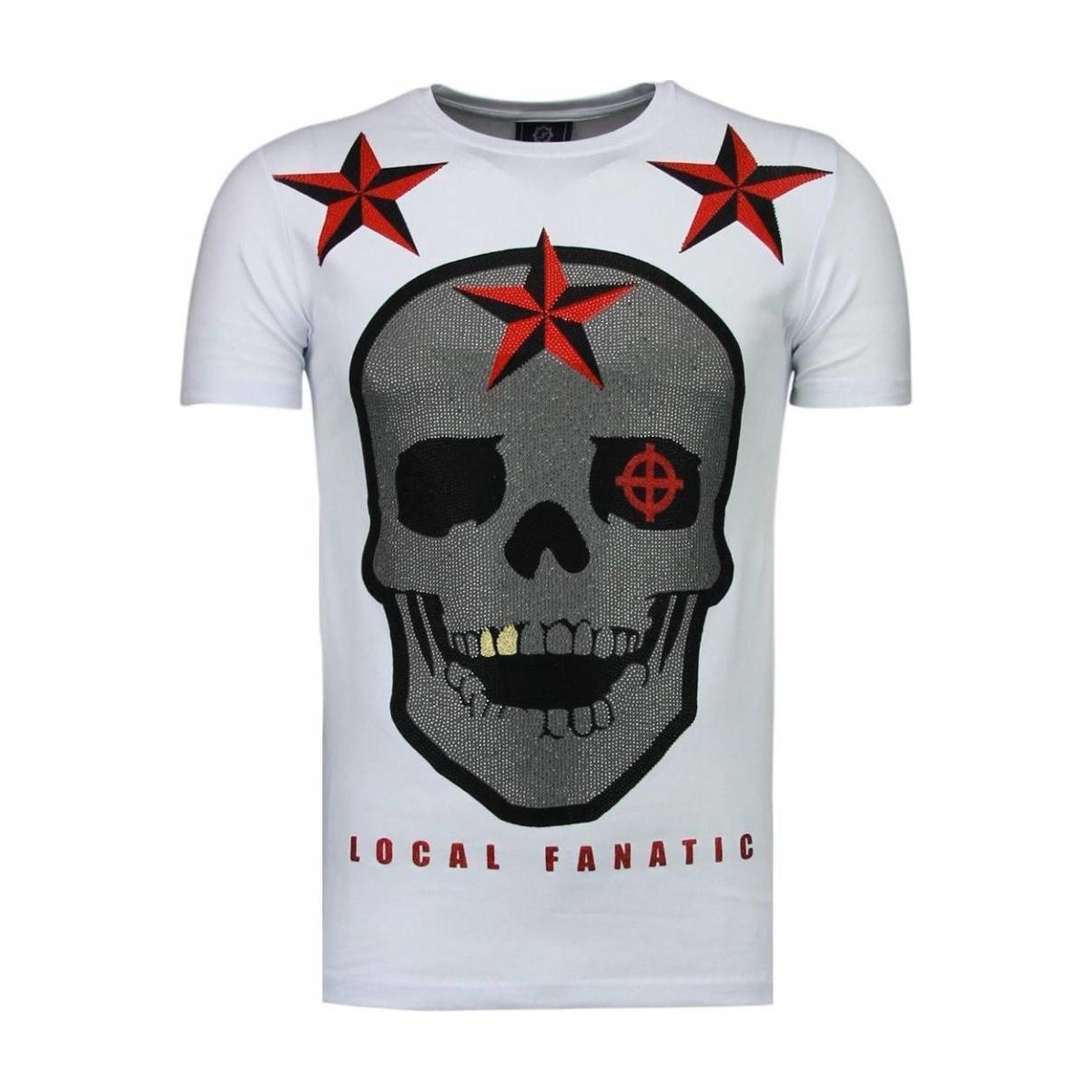 Textil Homem T-Shirt mangas curtas Local Fanatic 27374400 Branco