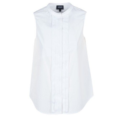 Textil Mulher camisas Armani jeans GIKALO Branco