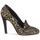 Sapatos Mulher Escarpim Etro 3055 Preto / Dourado