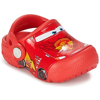 Sapatos Criança Tamancos Crocs Crocs Funlab Light CARS 3 Movie Clog Vermelho
