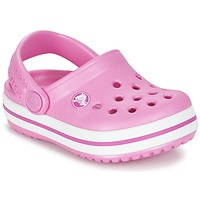 Sapatos Rapariga Tamancos Crocs Crocband Clog Kids Rosa