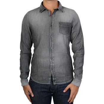 Textil Homem Camisas mangas comprida Fifty Four 88725 Cinza