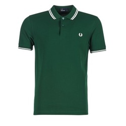 Textil Homem Polos mangas curta Fred Perry TWIN TIPPED FRED PERRY SHIRT Verde