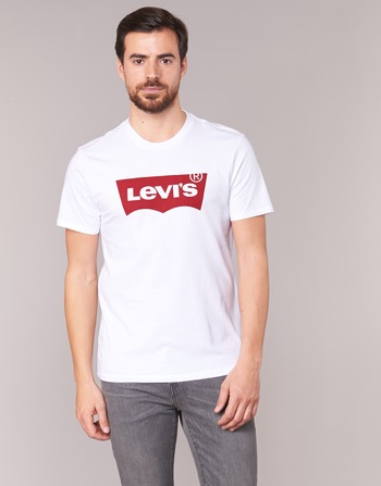 Textil Homem T-shirt mangas compridas Levi's GRAPHIC SET-IN Branco
