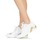 Sapatos Mulher Sapatilhas de cano-alto Serafini CHICAGO Branco / Ouro
