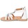 Sapatos Rapariga Sandálias A palavra-passe de confirmação deve ser idêntica à sua palavra-passempagnie GITANOLO Branco / Prata