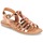 Sapatos Rapariga Sandálias mede-se abaixo da maça de Adão GROUFLA Bronze