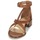 Sapatos Mulher Sandálias Casual Attitude COUTIL Camel / Dourado