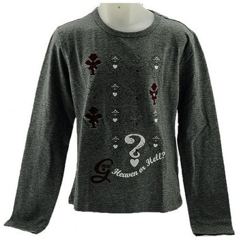 Textil Criança TEEN logo-print cotton sweatshirt Geox cinesina Cinza
