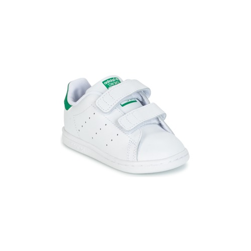 Sapatos Criança Sapatilhas adidas Originals STAN SMITH CF I Branco / Verde