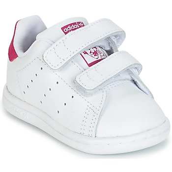 Sapatos Rapariga Sapatilhas adidas wave Originals STAN SMITH CF I Branco / Rosa