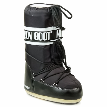 Sapatos Mulher Botas de neve Moon Boot MOON BOOT NYLON Preto