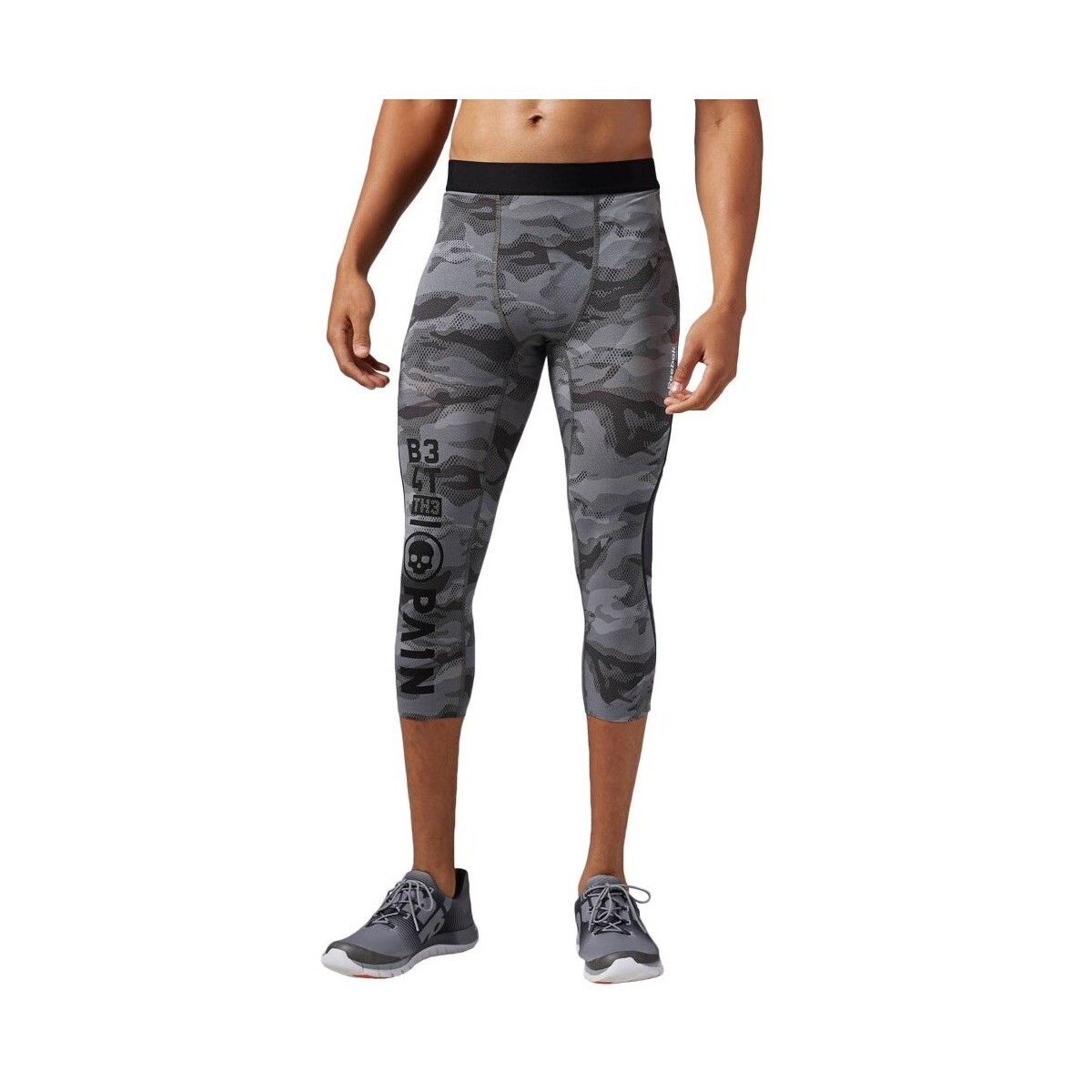 Textil Homem Calças Reebok Sport OS Elite QC 34 Preto, Cinzento