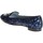 Sapatos Mulher Mocassins Chiara Ferragni CF1218 PAIETTE BLU Azul